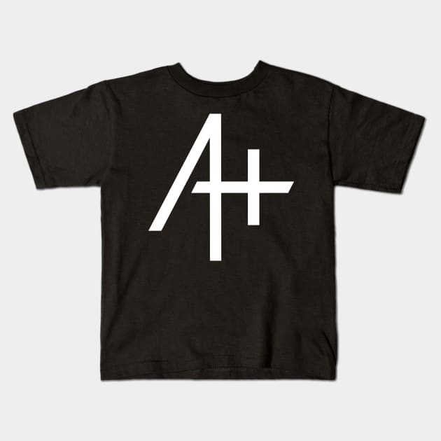 Atheist. Positive. Logo Tee Kids T-Shirt by Atheist. Positive.